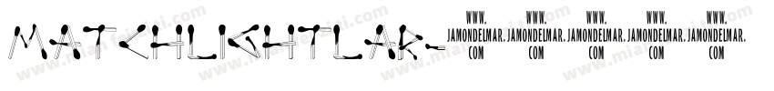 Match Lightlar字体转换